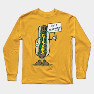 Protesting Hot Dog! Long Sleeve T-Shirt